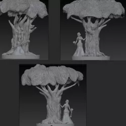 night elf witch lamp