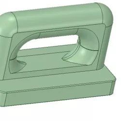Nylon Internal Flat Slide and Slug ABA91 3d-print