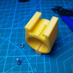 Parametric Flashlight holder for Ner N-strike