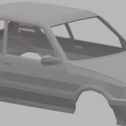 Peugeot 205 GTI Printable body car