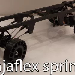 Printed truck V2: Ninjaflex springs