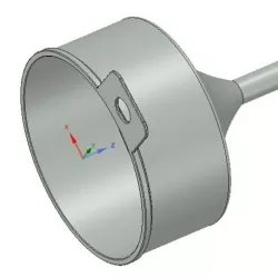 Professional funnel with waste protection 3d-print model