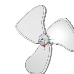 propeller screw for toys 3d-print and cnc