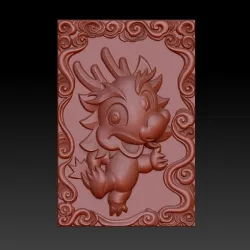 QB type Zodiac pendant 5 dragon