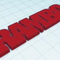 RAMBO 5 ULTIMATE KEY CHAIN