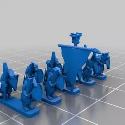 Ratty Chittering soldier ratties 12mm Proxy clan rats