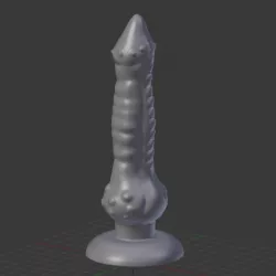 Ribbed Dildo