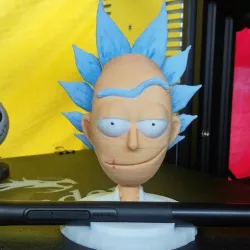 rick and morty (rick head - pencil holder)