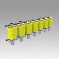 Roller road fence
