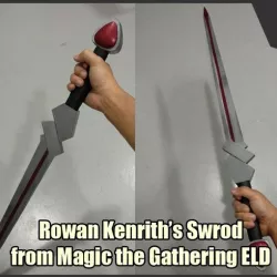 Rowan Kenrith's Sword from Magic the Gathering ELD