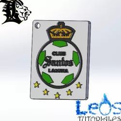 Santos Laguna Key Ring