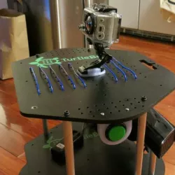 Sanwa button mount for turtlebot and turtlebot 2