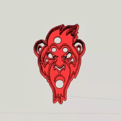 Scar Rey Leon, King Lion cookies cutter