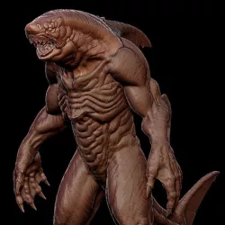 Sharkman and Hammerhead sharkman 3D print model