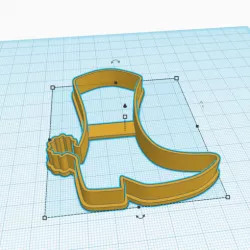 SHERIFF SHORT COOKIE BOOT DESIGN