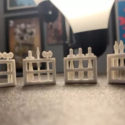 Simple Mini D&D Weapon Racks