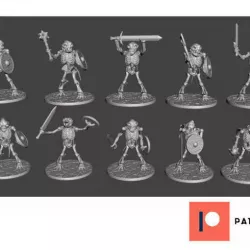 Skeleton Beastman Warriors - Melee Dog Soldiers