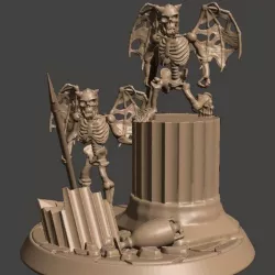 Skeleton Evil little Imps / demons - 28mm Undead