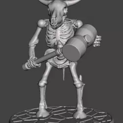 Skeleton Warrior Beastman Cow/Bull - WarHammer