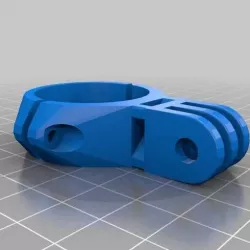 ski pole gopro mount