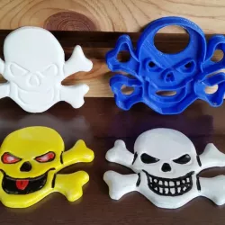 Skull and Crossbones Pirate Cookie Cutter