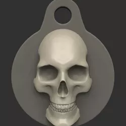 Skull Keychain