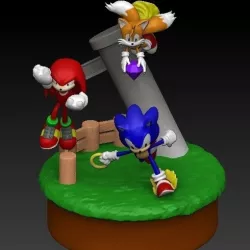 Sonic Diorama
