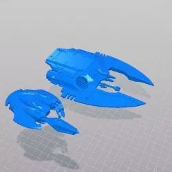 Space Elf Tank Fire Gem For Resin Print