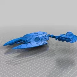 Space Elf Tank Sky Shaker Anti-Air For Resin Print