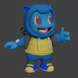 Squirtle on a Costume