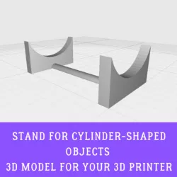 STAND FOR CYLINDER-SHAPED OBJECTS LIKE A BOTTLE OR A CRYPTEX