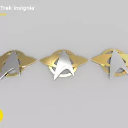Star Trek Insignia - 3D Print Model