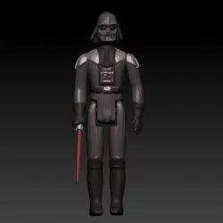 Star-Wars Darth Vader Kenner Style Action figure STL OBJ 3D
