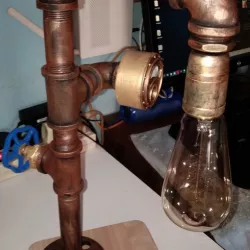 Steampunk desk lamp