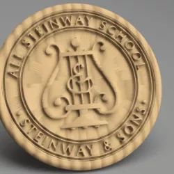 Steinway coaster