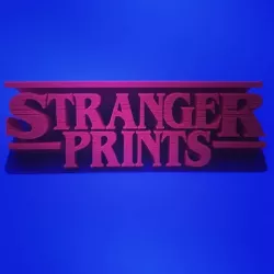 Stranger Prints - (Stranger Things) - sign