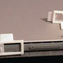 Surface Pro 6 Power Button Protection with sliding cover