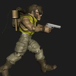 Tarma Roving, Metal Slug Action Figure posable Soldier stl 3d
