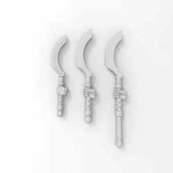 Terminator / Rubic Khopesh Power Sword and Khopesh Occult Power Staff