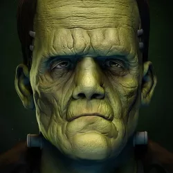 The Frankenstein's monster bust