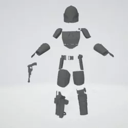 The Mandalorian  - full armor and weapons