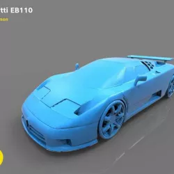 The mid-engine sport car – Bugatti EB110