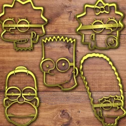 The simpson cookie cutter set