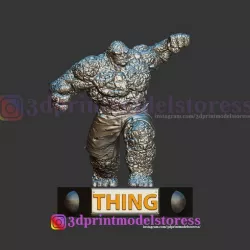 Thing Fantastic Four Statue 3D Printable STL File