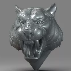 Tiger Head 01
