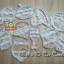 TOY STORY 4 - PACK X 10 COOKIE CUTTER