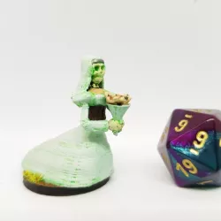 Undead Ghostly Bride/Lich for 28mm Tabletop Gaming