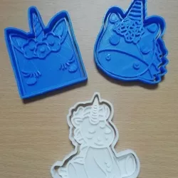unicorn biscuit cutter and sealer