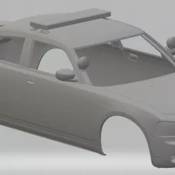 US Police Car Printable Body Car