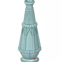 vase cup vessel v30 for 3d-print or cnc